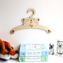 Personalised Childrens Coat Hanger With Bear Design, thumbnail 7 of 8