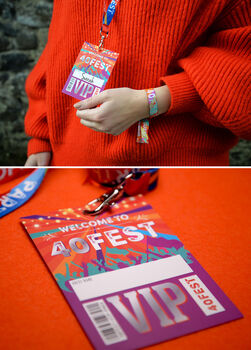 40 Fest 40th Birthday Party Vip Pass Lanyard Favours, 4 of 9