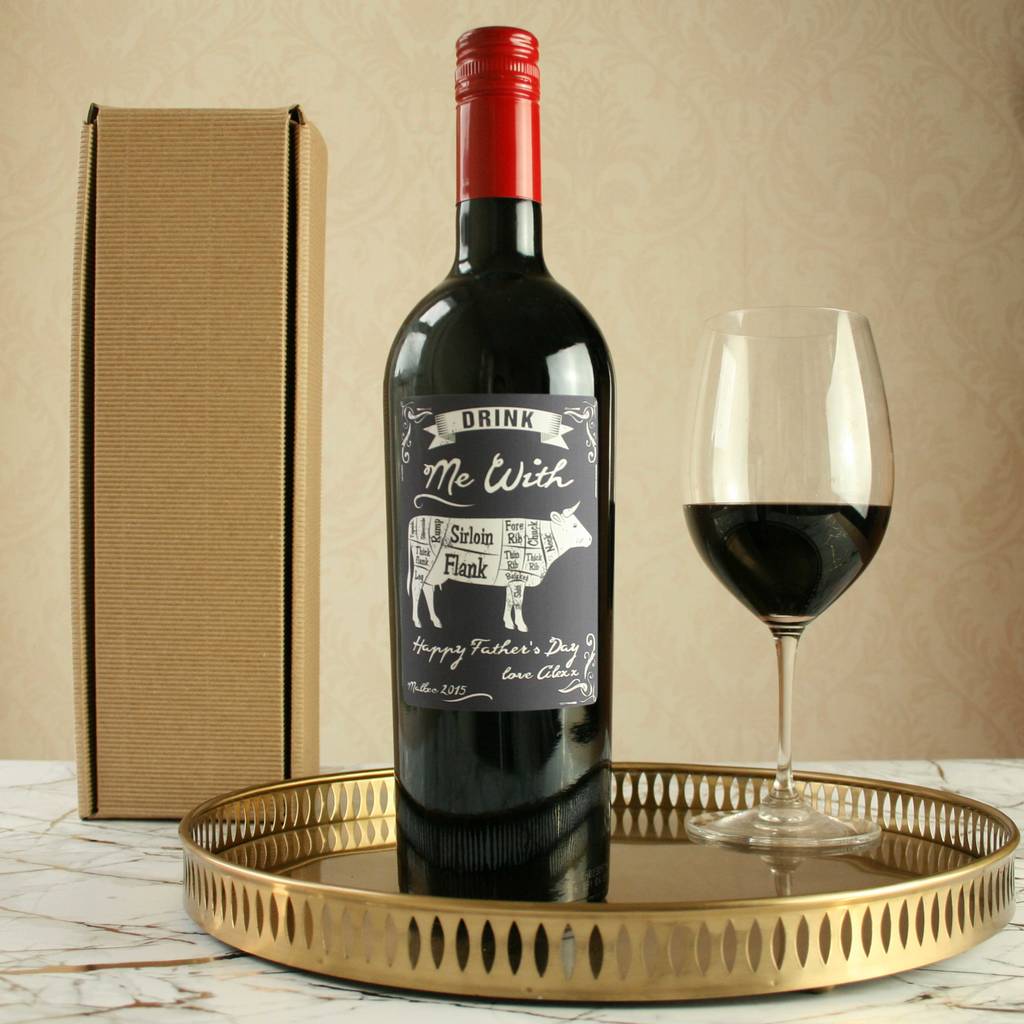 'Food Match' Personalised Malbec Wine, 1 of 5