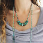 Emerald Opal And Turquoise Necklace, thumbnail 4 of 12