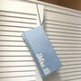 Mrs Surname Something Blue Bridal Wedding Clutch, thumbnail 1 of 6