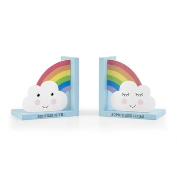 Personalised Kids Over The Rainbow Bookends, 4 of 5