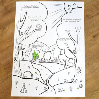 Giant Easter Colouring Poster, 4 of 4