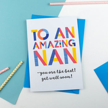 Amazing Nan Personalised Card, 2 of 2