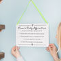 Personalised Daily Affirmations Wall Hanging Sign, thumbnail 1 of 7
