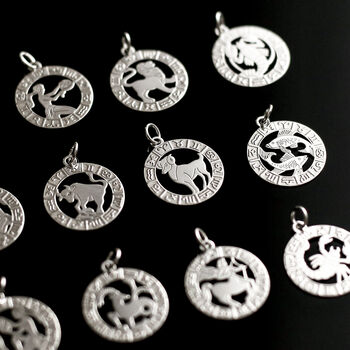 Zodiac Necklace In Sterling Silver, Gift Idea For Her, 7 of 10