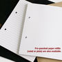 Personalised Refillable Leather Notebook, thumbnail 11 of 12