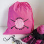 Personalised 'Knit Heaven' Knitting Bag, thumbnail 2 of 6