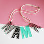Leopard Print Mama Necklace, thumbnail 4 of 12