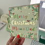 Superstar Christmas Mum And Dad Card, thumbnail 3 of 3