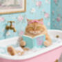 Your Own 'Cat In The Bath Reading' Wall Art Print | Customise The Cat And The Book Title, thumbnail 5 of 8