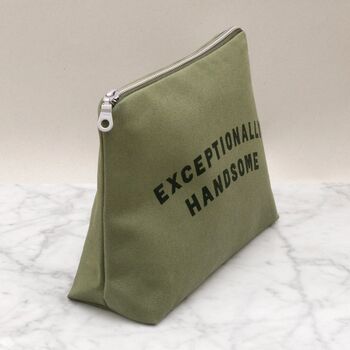 'Exceptionally Handsome' Wash Bag, 5 of 12