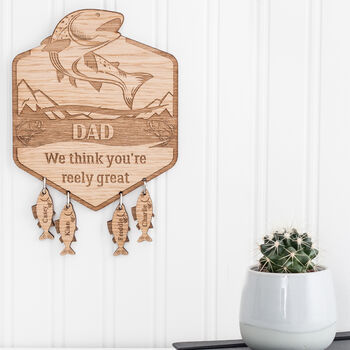 Personalised Family Fishing Plaque, 2 of 2