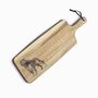 Personalised Springer Spaniel Engraved Acacia Serving Board, thumbnail 8 of 9