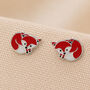 Sterling Silver Woodland Fox Stud Earrings – 8mm, thumbnail 1 of 6