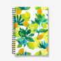 A5 Spiral Notebook Featuring A Citrus Garden Print, thumbnail 1 of 2