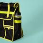 Neon Rolltop Backpack Pannier Black, thumbnail 3 of 8