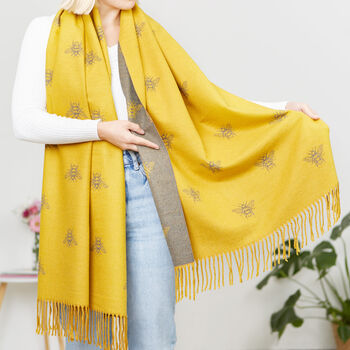Cashmere Bee Scarf, 2 of 5