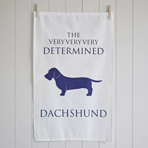 Dachshund Tea Towel By Bottle Green Homes