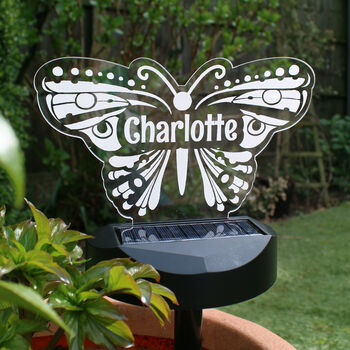 Personalised Butterfly Solar Light, 3 of 3