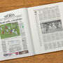 Us Men's Soccer Personalised Gift Newspaper Book, thumbnail 9 of 10