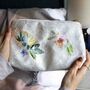 Personalised Custom Name Velvet Makeup Bag Gift, thumbnail 2 of 7