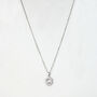Vintage Style Crystal Pendant Necklace, thumbnail 4 of 5