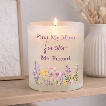 Gifts For Women Personalised Floral Candle, 4 of 6