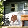 Metal Bull Gift For Rodeo Lover Cowboy Wall Art, thumbnail 6 of 10
