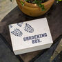 Personalised Gardening Storage Box With Lift Off Lid, thumbnail 8 of 8
