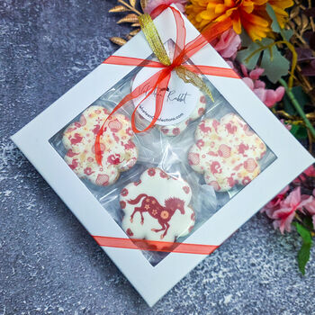 Lunar New Year Biscuits Gift Box, Year Of The Horse, 12 of 12