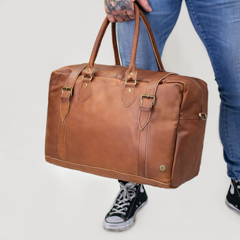 Personalised Leather Eckhart Doctor Holdall, 2 of 10