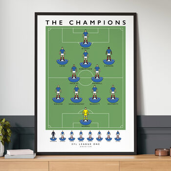 Portsmouth Fc The Champions 23/24 Poster, 3 of 7