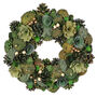 Natural Evergreen Spring Wreath, thumbnail 2 of 6