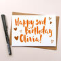 Personalised 'Happy Birthday' Greeting Card, thumbnail 10 of 11