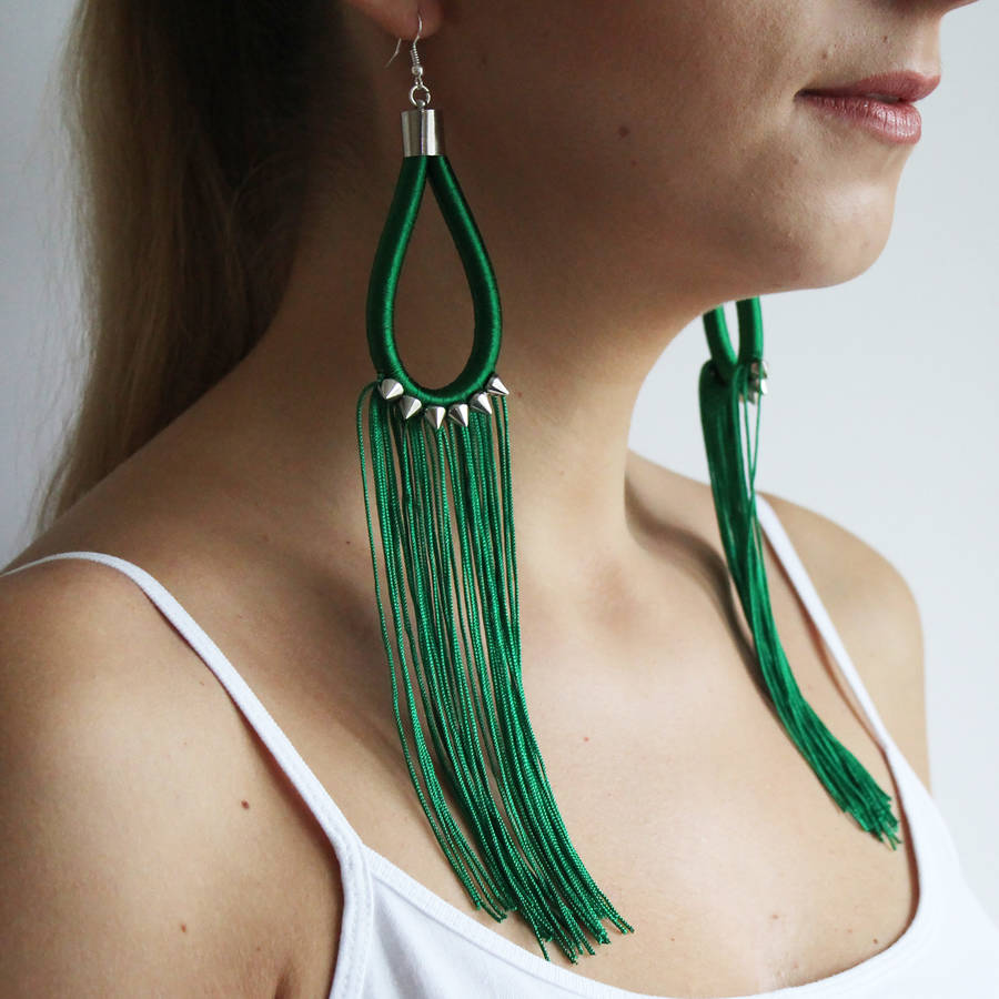 Shoulder Duster Earrings By Le Ekhaya Notonthehighstreet Shoulder Duster Earrings