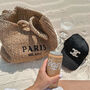 Beach Straw Bag Paris Milano Bag, thumbnail 2 of 4