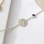 Chakra Birthstone Bracelet Sterling Silver/Gold Plated, thumbnail 6 of 12