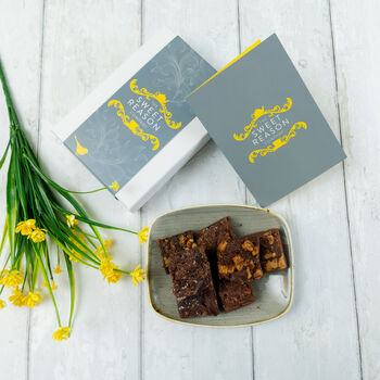 Luxury Salted Caramel Brownie Gift Box, 5 of 5