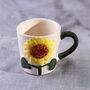 G Decor Handmade And Hand Painted Sunflower Bloom Mug Collection, thumbnail 4 of 4