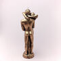 G Decor Lovers Embrace Romantic Bronze 3D Candle, thumbnail 3 of 6