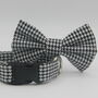 Houndstooth Dog Bow Tie, thumbnail 7 of 10