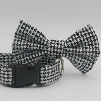 Houndstooth Dog Bow Tie, 7 of 10