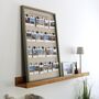 Solid Oak Floating Picture Ledge Shelf Made To Measure With Carved Text, thumbnail 1 of 10