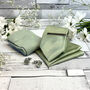 Dusty Sage Wedding Tie Set, thumbnail 1 of 10