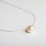 Baroque Pearl Necklace On A Silver Chain, thumbnail 7 of 9