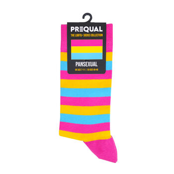 Lgbtq+ Pansexual Colours Socks, 2 of 2