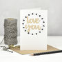 Love You Wooden Words Card, thumbnail 1 of 3