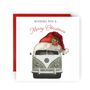 Camping Van Christmas Card, thumbnail 1 of 4
