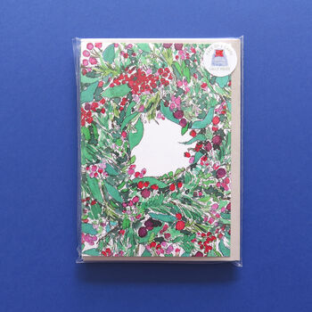 Christmas Foliage Card Pack Of Six, 3 of 9